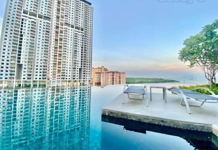 Apartment Urban Suites Skyline Georgetown Penang-Sea & City View - Affordable-Cozy & Luxury Stay Jelutong