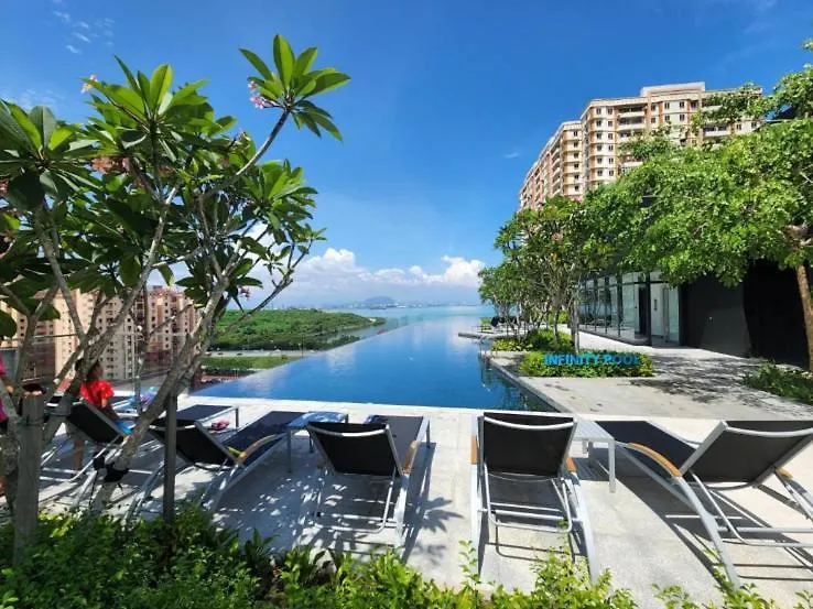 Urban Suites Skyline Georgetown Penang-Sea & City View - Affordable-Cozy & Luxury Stay Jelutong Apartment