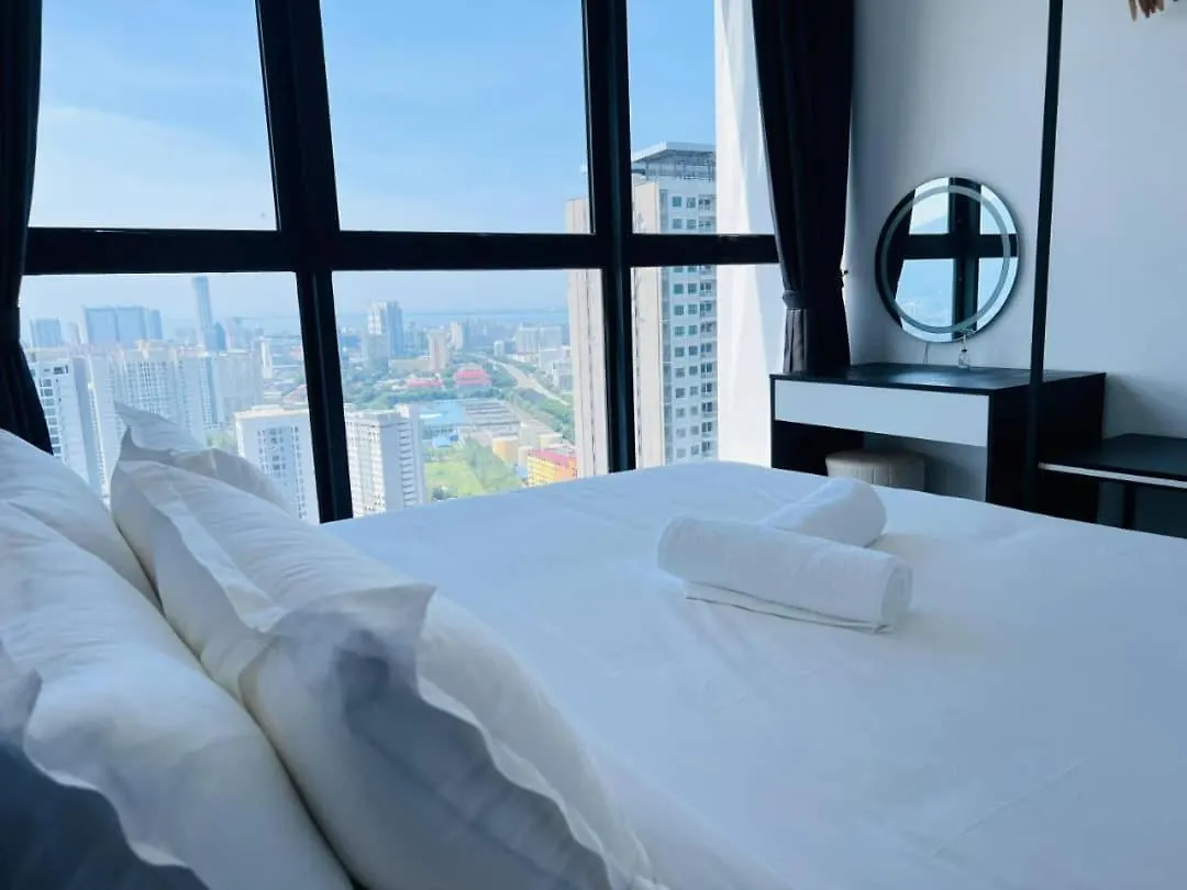 Urban Suites Skyline Georgetown Penang-Sea & City View - Affordable-Cozy & Luxury Stay Jelutong